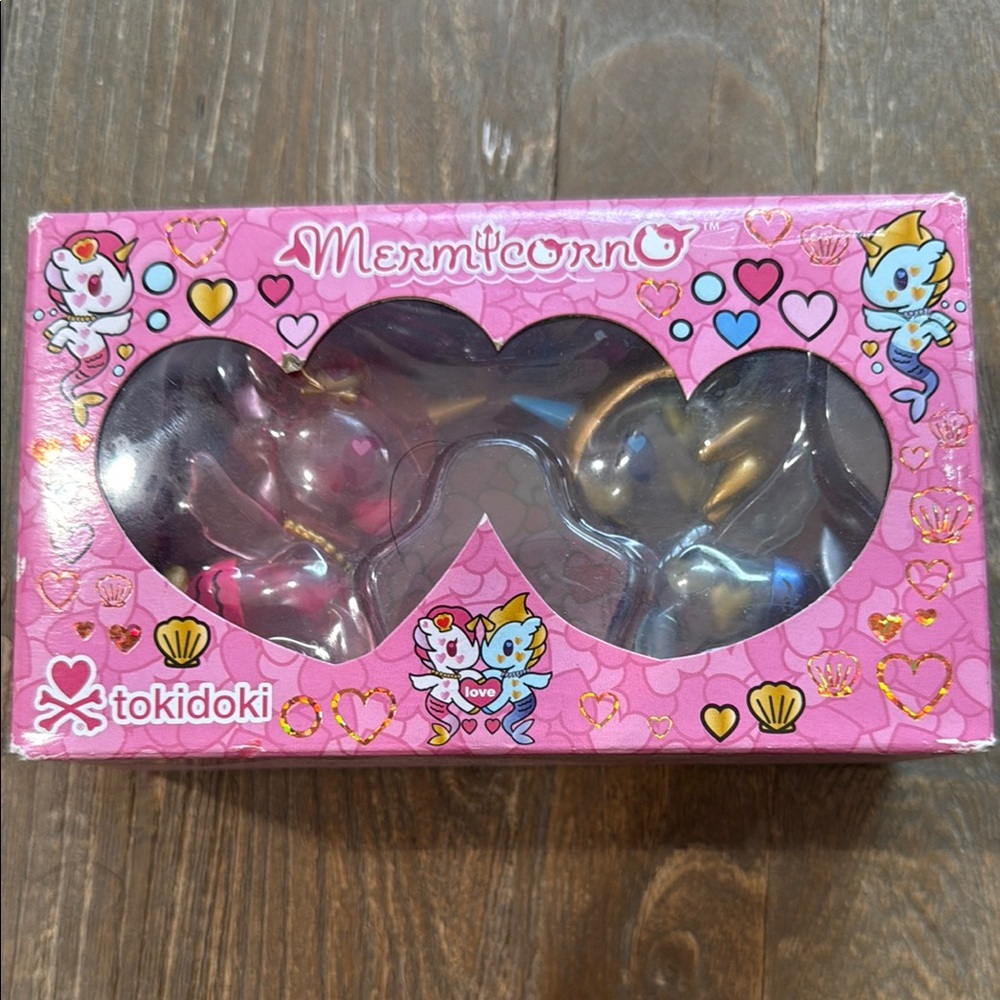 NIB tokidoki Valentine’s Day 2020 Mermicorno 2-Pack Soul & Mate BOX DAMAGE